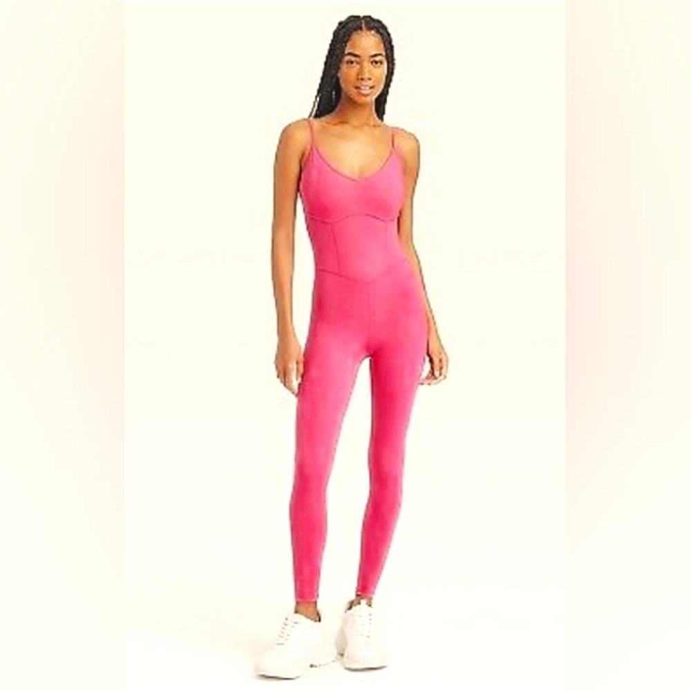 ☆NWT☆Fabulous Versatile XL JOY LAB Corset Style Pink Anti Wicking Bodysuit